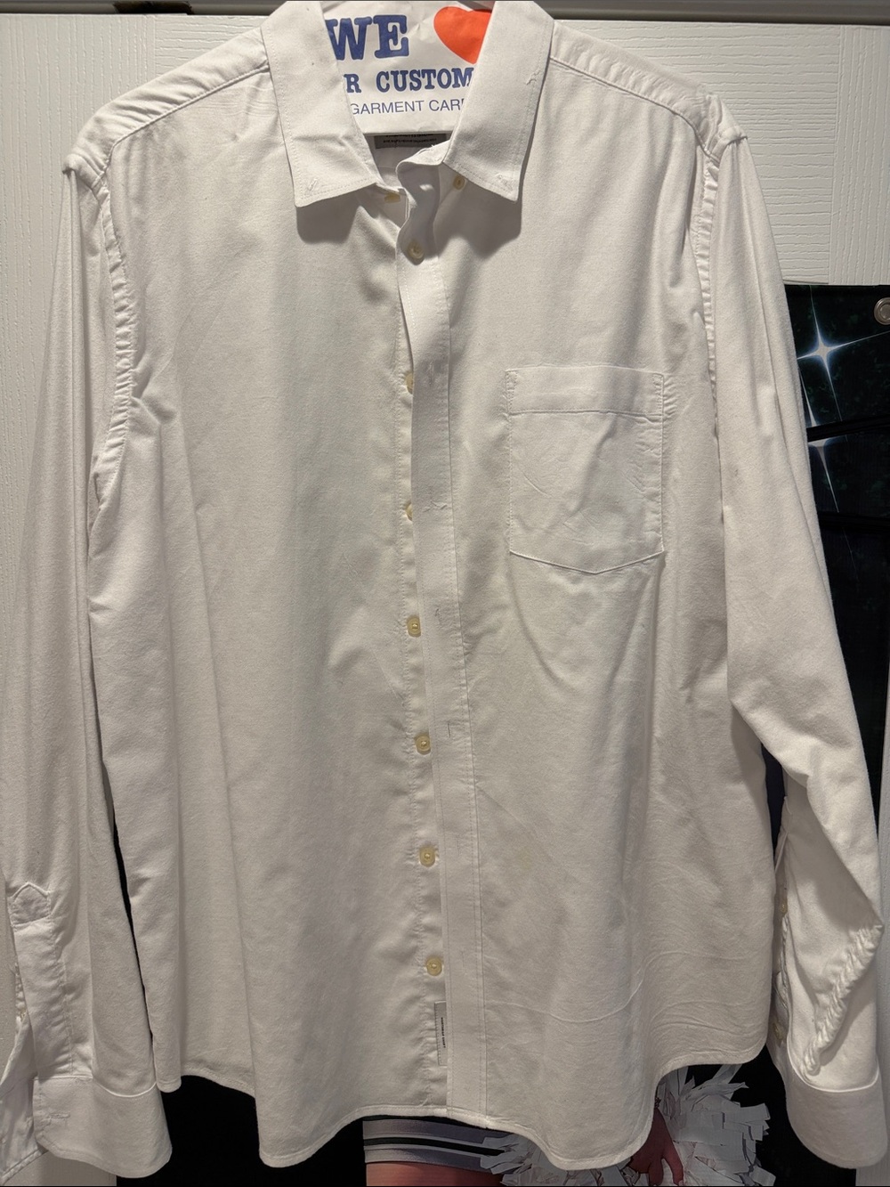 Goodfellow & Co White Long-Sleeve Dress Shirt